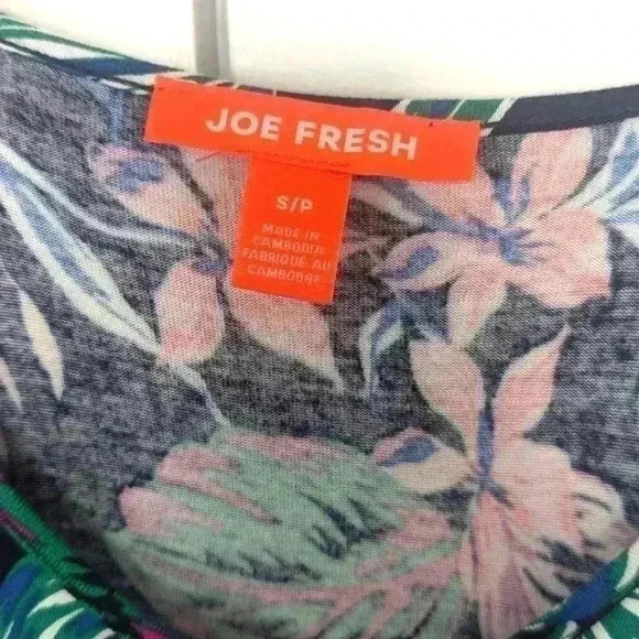 Joe Fresh Spaghetti Strap Floral Maxi - size small BNWOT - Picture 3 of 5